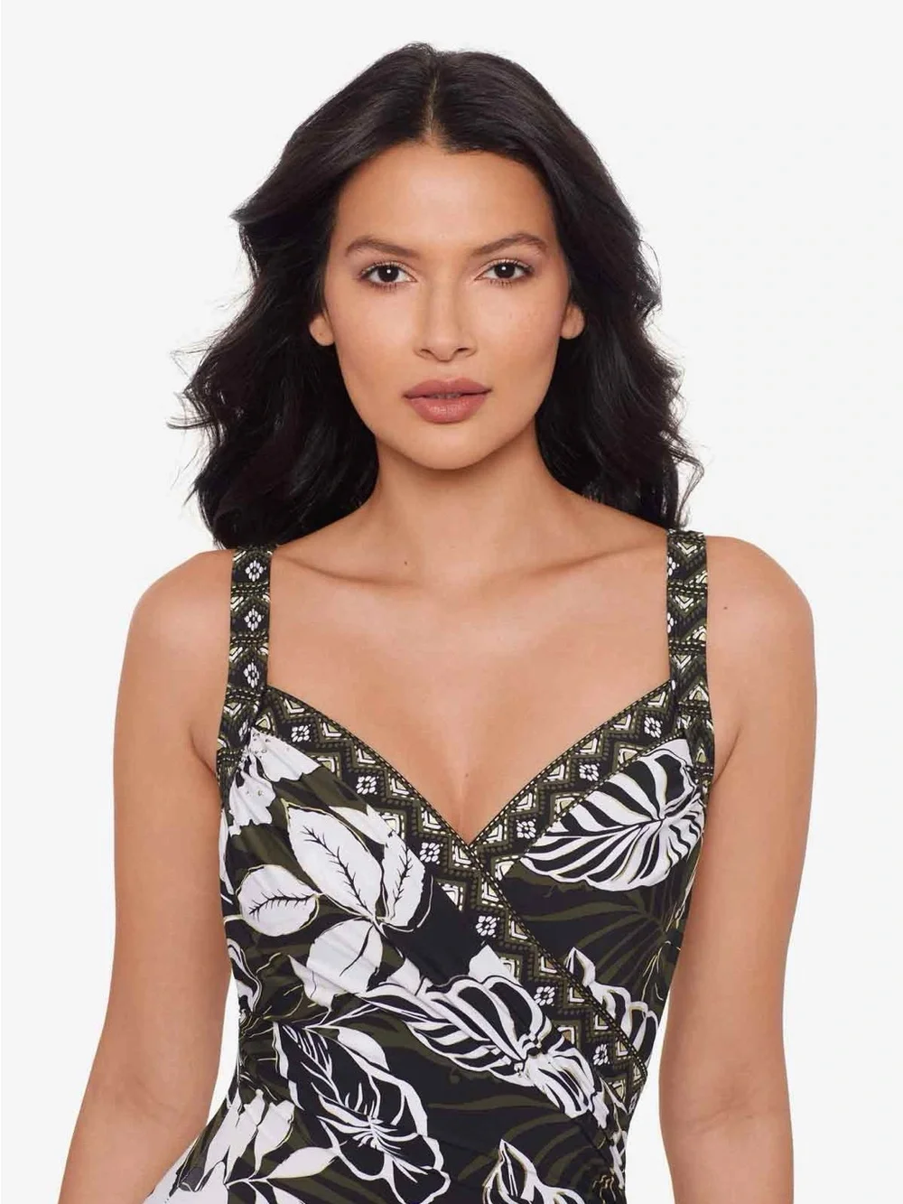 194$ Miraclesuit Elle Dorado Escape Underwired One-Piece Swimsuit Size 12 Black - Picture 5 of 13